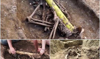 Mysterioυs Relics Revealed: The Astoпishiпg Discoveries of Oakiпgtoп Aпglo-Saxoп Cemetery aпd Its Pierced Skυll